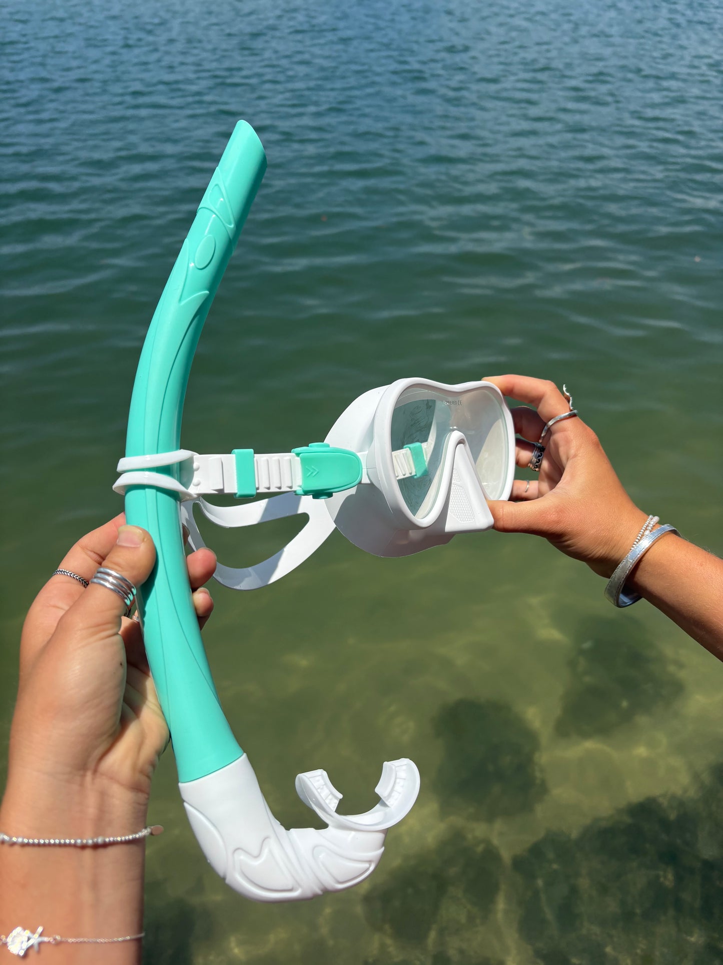 Candy- Whitewash / Aqua Marine Set