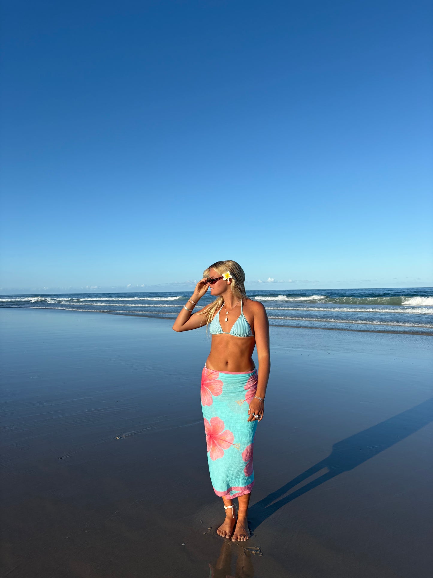 BLUE HAWAII SARONG