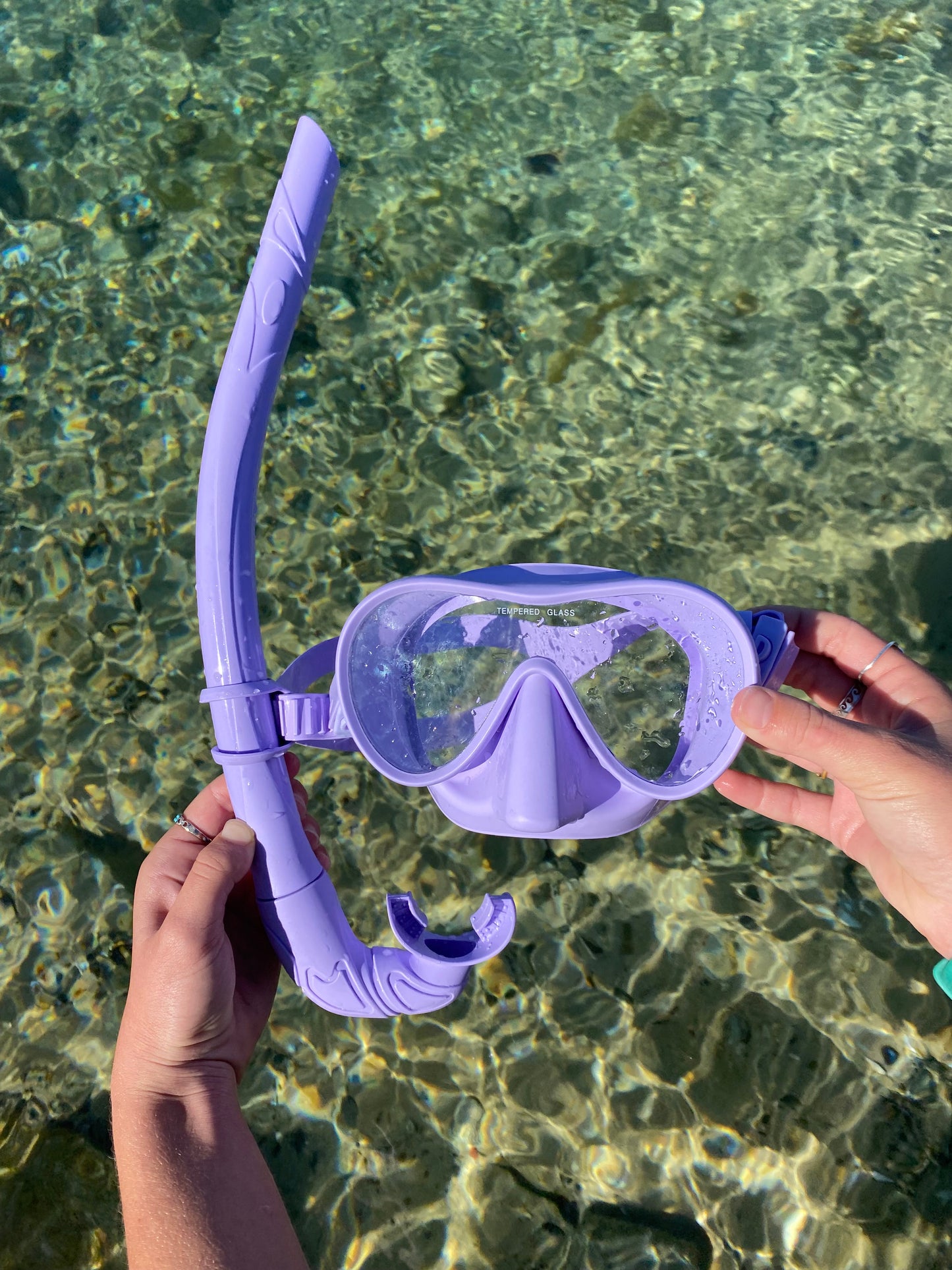 Purple Combo Snorkelling Set