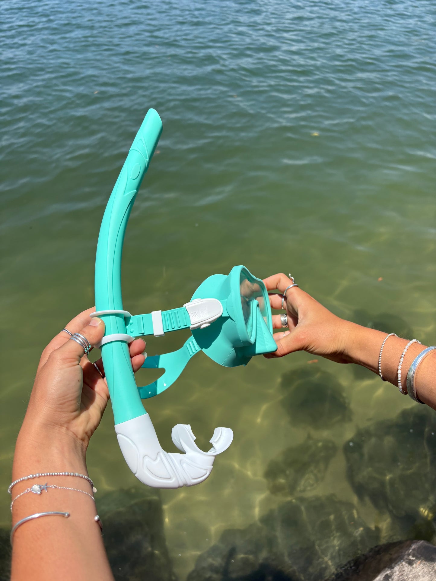 Candy- Aqua Marine / Whitewash Set