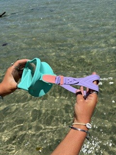 Aqua Marine / Purple / Coral Snorkelling Mask