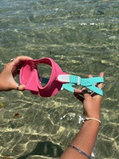 Hibiscus Pink / Aqua Marine / Whitewash Snorkelling Mask