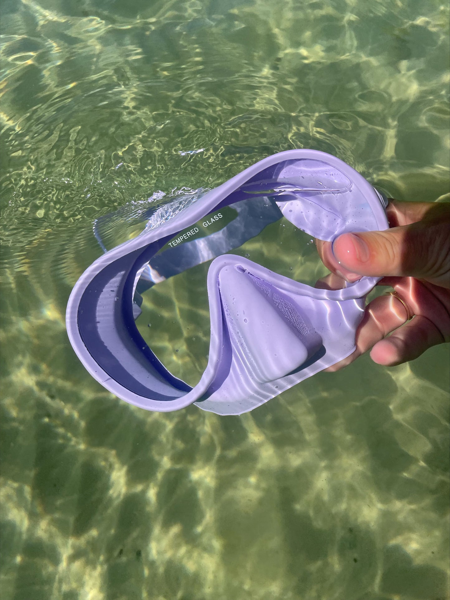 Purple Snorkeling Mask